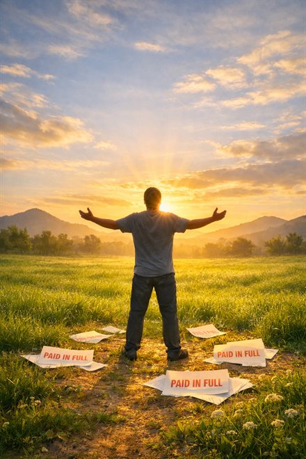 Paid in full — debt released at sunrise.